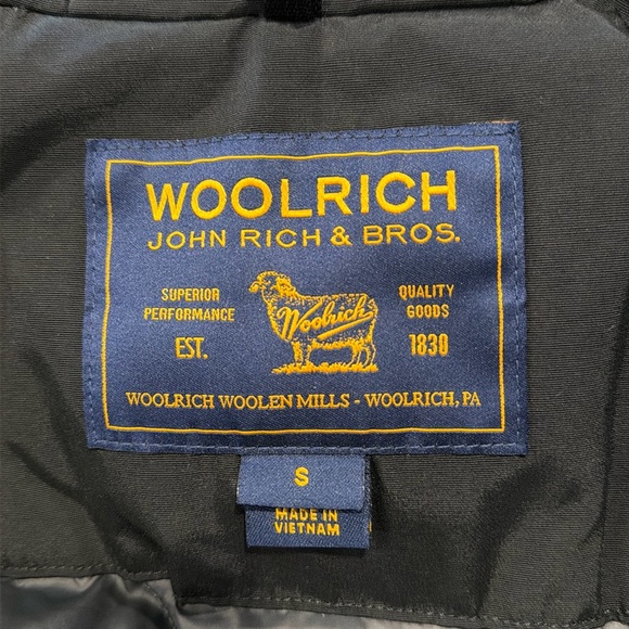 Woolrich Arctic Parka w/ Detachable Fur, SZ S, Black - Picture 3 of 6